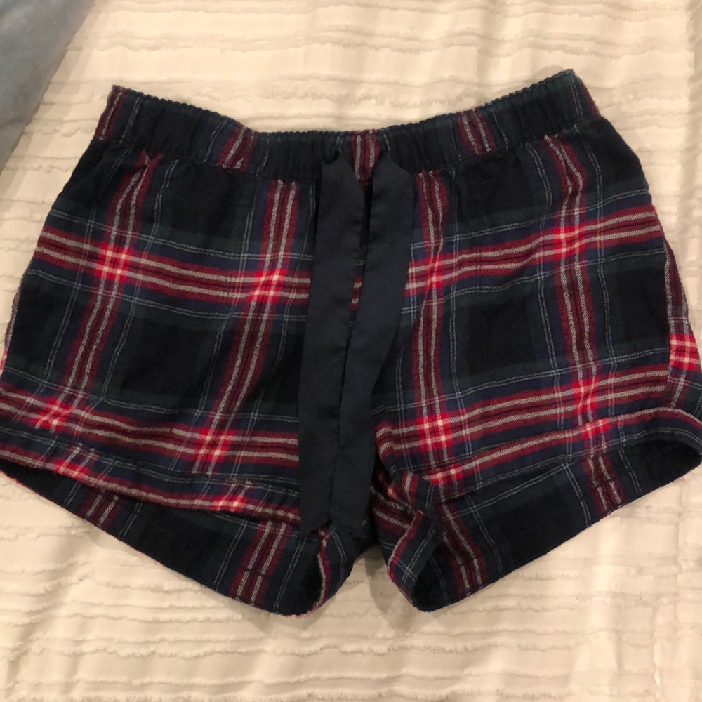 Hollister plaid pajama shorts